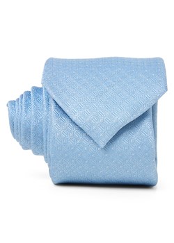 Andrew James Krawat wykonany z jedwabiu Mężczyźni Jedwab jasnoniebieski wypukły wzór tkaniny ze sklepu vangraaf w kategorii Krawaty - zdjęcie 188870967