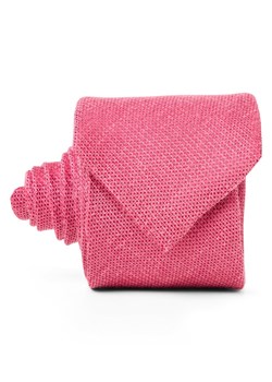 Andrew James Krawat z zawartością jedwabiu Mężczyźni Jedwab malinowy wypukły wzór tkaniny ze sklepu vangraaf w kategorii Krawaty - zdjęcie 188870979