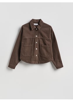 Reserved - Jeansowa kurtka - dark grey jeans ze sklepu Reserved w kategorii Kurtki damskie - zdjęcie 188872049