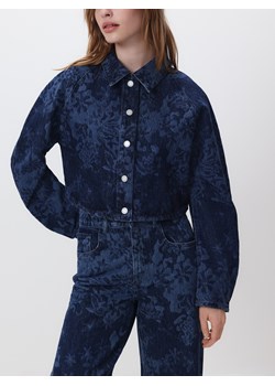 Reserved - Krótka kurtka jeansowa - granatowy ze sklepu Reserved w kategorii Kurtki damskie - zdjęcie 188872055