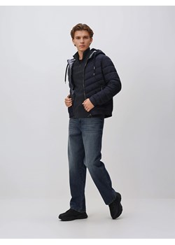 Reserved - Pikowana kurtka z kapturem - granatowy ze sklepu Reserved w kategorii Kurtki męskie - zdjęcie 188872218