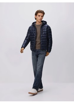 Reserved - Pikowana kurtka z kapturem - granatowy ze sklepu Reserved w kategorii Kurtki męskie - zdjęcie 188872229