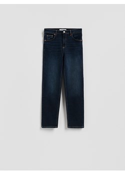 Reserved - Jeansy straight - granatowy ze sklepu Reserved w kategorii Jeansy damskie - zdjęcie 188872527