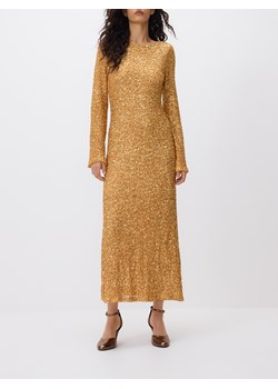 Reserved - Cekinowa sukienka maxi - złoty ze sklepu Reserved w kategorii Sukienki - zdjęcie 188872567