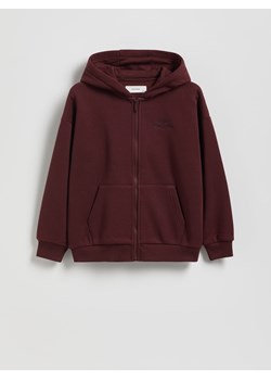 Reserved - Rozpinana bluza z kapturem - bordowy ze sklepu Reserved w kategorii Bluzy chłopięce - zdjęcie 188872756