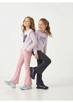 Sinsay - Prążkowane spodnie flare 2 pack - wielobarwny ze sklepu Sinsay w kategorii Spodnie dziewczęce - zdjęcie 188874665