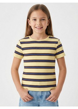 Sinsay - Bawełniana koszulka w paski - wielobarwny ze sklepu Sinsay w kategorii T-shirty chłopięce - zdjęcie 188874669