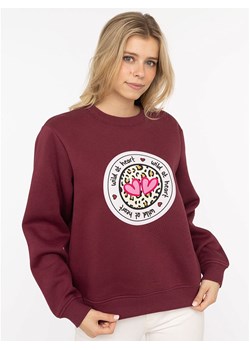 Zwillingsherz Bluza "Romy" w kolorze bordowym ze sklepu Limango Polska w kategorii Bluzy damskie - zdjęcie 188874968