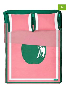 Benetton 4-częściowy komplet pościeli w kolorze zielono-jasnoróżowym ze sklepu Limango Polska w kategorii Pościele - zdjęcie 188875567