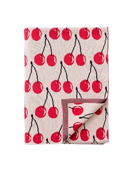 Benetton Koc w kolorze czerwono-kremowym ze sklepu Limango Polska w kategorii Tekstylia - zdjęcie 188875649