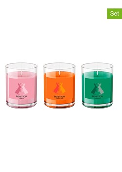 Benetton Świece zapachowe (3 szt.) - 3 x 65 g ze sklepu Limango Polska w kategorii Świece i dyfuzory - zdjęcie 188875838