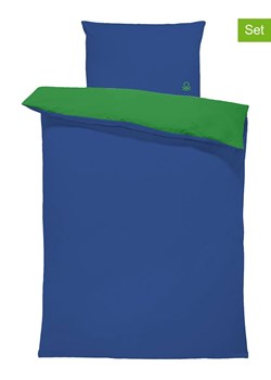 Benetton 3-częściowy komplet pościeli w kolorze niebiesko-zielonym ze sklepu Limango Polska w kategorii Pościele - zdjęcie 188876005