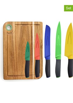 Benetton 6-częściowy zestaw w kolorze brązowym ze wzorem ze sklepu Limango Polska w kategorii Noże kuchenne - zdjęcie 188876116