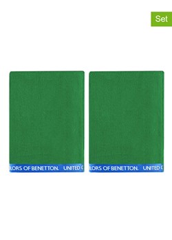 Benetton Ręczniki plażowe (2 szt.) w kolorze zielonym - 160 x 90 cm ze sklepu Limango Polska w kategorii Ręczniki - zdjęcie 188876138