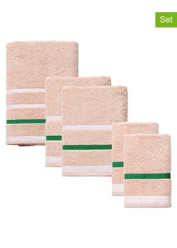 Benetton 5-częściowy zestaw ręczników w kolorze beżowym ze sklepu Limango Polska w kategorii Ręczniki - zdjęcie 188876228