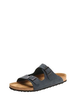 Comfortfusse Skórzane klapki w kolorze granatowym ze sklepu Limango Polska w kategorii Klapki męskie - zdjęcie 188876929