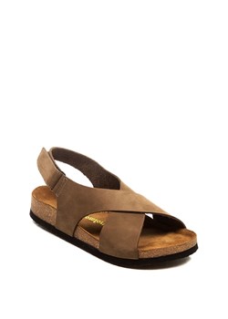 Comfortfusse Skórzane sandały w kolorze jasnobrązowym ze sklepu Limango Polska w kategorii Sandały damskie - zdjęcie 188877117