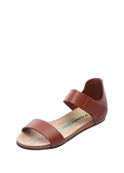 Comfortfusse Skórzane sandały w kolorze jasnobrązowym ze sklepu Limango Polska w kategorii Sandały damskie - zdjęcie 188877399