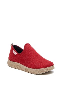 Comfortfusse Wełniane kapcie w kolorze czerwonym ze sklepu Limango Polska w kategorii Kapcie damskie - zdjęcie 188877647