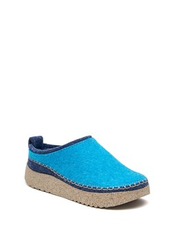 Comfortfusse Wełniane kapcie w kolorze niebieskim ze sklepu Limango Polska w kategorii Kapcie damskie - zdjęcie 188877787
