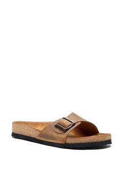 Comfortfusse Skórzane klapki w kolorze jasnobrązowym ze sklepu Limango Polska w kategorii Klapki damskie - zdjęcie 188878197