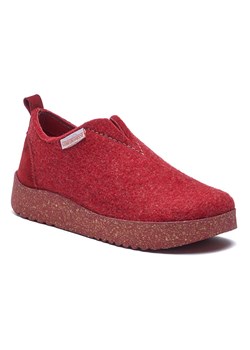 Comfortfusse Wełniane kapcie w kolorze czerwonym ze sklepu Limango Polska w kategorii Kapcie damskie - zdjęcie 188878735