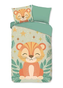 Pure Komplet pościeli "Thijn" w kolorze turkusowo-pomarańczowym z mikrofibry ze sklepu Limango Polska w kategorii Pościel dziecięca - zdjęcie 188879326