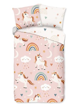 Pure Komplet pościeli "Aina" w kolorze jasnoróżowym ze wzorem z mikrofibry ze sklepu Limango Polska w kategorii Pościel dziecięca - zdjęcie 188879365