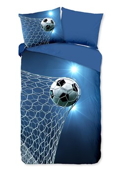 Pure Komplet pościeli "Fans" w kolorze niebieskim z mikrofibry ze sklepu Limango Polska w kategorii Pościel dziecięca - zdjęcie 188879386