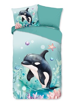 Pure Komplet pościeli w kolorze błękitno-turkusowym z mikrofibry ze sklepu Limango Polska w kategorii Pościel dziecięca - zdjęcie 188879406