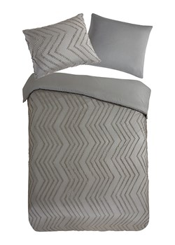 Pure Komplet pościeli "Zigzag" w kolorze szarobrązowym z mikrofibry ze sklepu Limango Polska w kategorii Pościele - zdjęcie 188879539