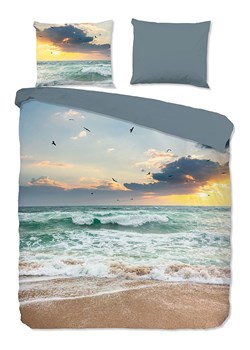 Pure Komplet pościeli "Samui" w kolorze niebiesko-beżowym z mikrofibry ze sklepu Limango Polska w kategorii Pościele - zdjęcie 188879557