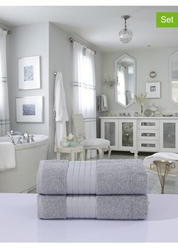 Good Morning Ręczniki prysznicowe (2 szt.) w kolorze szarym ze sklepu Limango Polska w kategorii Ręczniki - zdjęcie 188879859