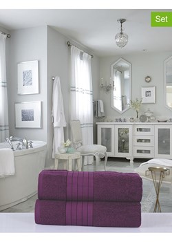 Good Morning Ręczniki prysznicowe (2 szt.) w kolorze bordowym ze sklepu Limango Polska w kategorii Ręczniki - zdjęcie 188879885