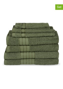 Good Morning 8-częściowy zestaw ręczników w kolorze zielonym ze sklepu Limango Polska w kategorii Ręczniki - zdjęcie 188879889