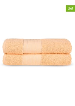 Good Morning Ręczniki prysznicowe (2 szt.) w kolorze pomarańczowym ze sklepu Limango Polska w kategorii Ręczniki - zdjęcie 188879916