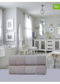 Good Morning Ręczniki prysznicowe (2 szt.) w kolorze beżowym ze sklepu Limango Polska w kategorii Ręczniki - zdjęcie 188879936