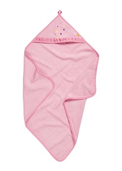 Playshoes Ręcznik kąpielowy w kolorze jasnoróżowym z kapturem ze sklepu Limango Polska w kategorii Ręczniki dla dzieci - zdjęcie 188880248