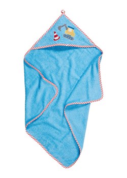 Playshoes Ręcznik kąpielowy w kolorze niebieskim z kapturem ze sklepu Limango Polska w kategorii Ręczniki dla dzieci - zdjęcie 188880255