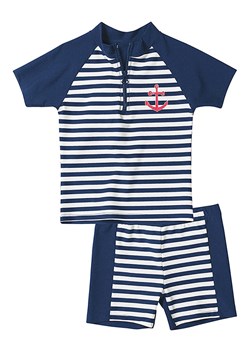 Playshoes 2-częściowy zestaw kąpielowy "Maritim" w kolorze biało-granatowym ze sklepu Limango Polska w kategorii Stroje kąpielowe - zdjęcie 188880557