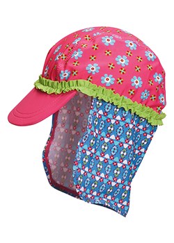 Playshoes Czapka w kolorze różowym z osłoną karku ze sklepu Limango Polska w kategorii Czapki dziecięce - zdjęcie 188880595