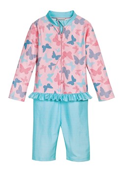 Playshoes Strój kąpielowy w kolorze jasnoróżowo-turkusowym ze sklepu Limango Polska w kategorii Stroje kąpielowe - zdjęcie 188880697