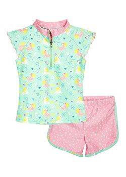 Playshoes 2-częściowy zestaw kąpielowy w kolorze zielono-jasnoróżowym ze sklepu Limango Polska w kategorii Stroje kąpielowe - zdjęcie 188880715