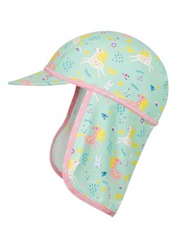 Playshoes Czapka w kolorze miętowym ze wzorem z osłoną karku ze sklepu Limango Polska w kategorii Czapki dziecięce - zdjęcie 188880718