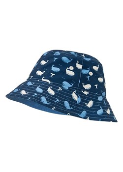 Playshoes Dwustronny kapelusz przeciwsłoneczny w kolorze niebieskim ze sklepu Limango Polska w kategorii Czapki dziecięce - zdjęcie 188880726