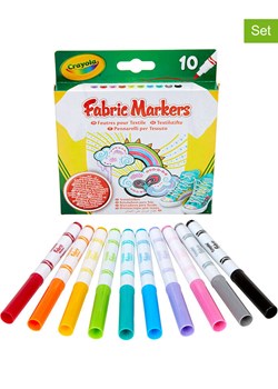 Crayola Flamastry (10 szt.) do tkanin - 4+ ze sklepu Limango Polska w kategorii Zabawki - zdjęcie 188881247