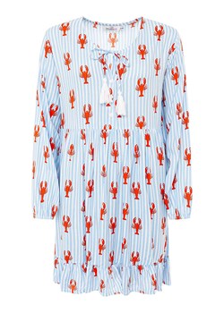 Zwillingsherz Sukienka "Lobsters &amp; Stripes" w kolorze błękitnym ze sklepu Limango Polska w kategorii Sukienki - zdjęcie 188881365