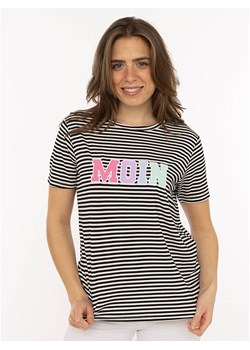 Zwillingsherz Koszulka w kolorze biało-czarnym ze sklepu Limango Polska w kategorii Bluzki damskie - zdjęcie 188881509