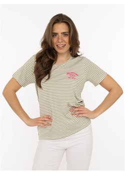 Zwillingsherz Koszulka "Zwillingsherz" w kolorze beżowym ze sklepu Limango Polska w kategorii Bluzki damskie - zdjęcie 188881526