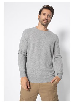Perfect Cashmere Kaszmirowy sweter "Blake" w kolorze jasnoszarym ze sklepu Limango Polska w kategorii Swetry męskie - zdjęcie 188881646